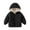 Black, variant on Gelikeya Boys Jackets Size 8-10 Toddler Windbreaker Jacket Hooded Long Sleeve Girls Fashion Denim Jacket Cardigan Washed Hole Casual Wear Girl Clothes (A, 4-5 Years)
