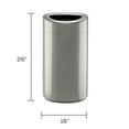thumbnail image 4 of Safco Products Open Top Trash Receptacle with Liner 9921BL, Black, 4 of 4