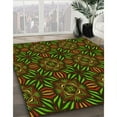 thumbnail image 2 of Ahgly Company Indoor Rectangle Patterned Black Bean Brown Area Rugs, 6' x 9', 2 of 6
