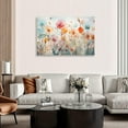 thumbnail image 5 of HFDF Poppies Floral Canvas Wall Art Colorful Flower Painting on Canvas Artwork for Living Room Bedroom Decor 48W x 32H 24x16inch Framed, 5 of 6