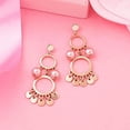 thumbnail image 2 of Estele Valentines Day Gift Chandelier Gold Plated Pearl Drop Dangle Earrings, 2 of 5