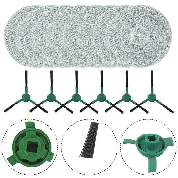 1 Set Side Brush   Mop Cloth Kit Efficient Corner Cleaning For Roomba Plus 405/505 For Combo Sweeping Machine Accessory Kit