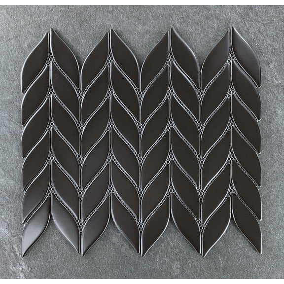 15-Sheets of Petal/Leaf Matte Porcelain Mosaic Tile – Wall & Floor Use