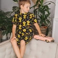 thumbnail image 4 of Balery Ducks Conjunto de Pijama Infantil de Manga Corta con Estampado – Ropa de Dormir de Algodón Suave-3X-Large, 4 of 6