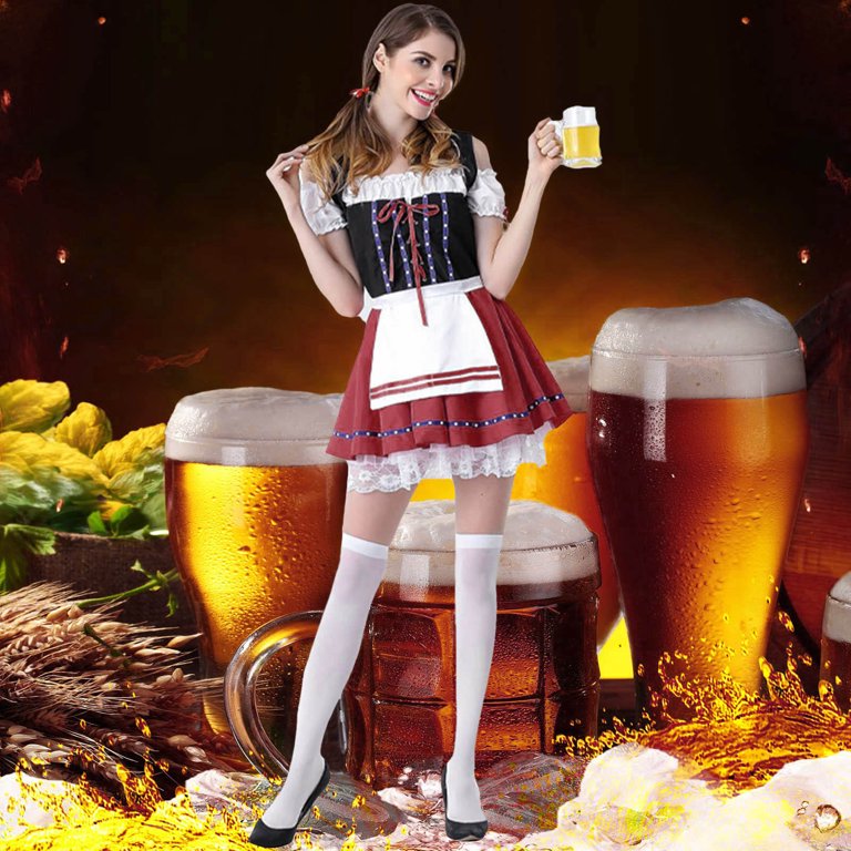 women's oktoberfest dress New Adult Women's German Oktoberfest Costume Festival Party Dress