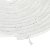 Adhesive Brush Seal Weather Stripping 5/16" x 1/4" x 16.4ft for Sliding Sash Door Window Wardrobe Seal, White
