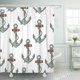 thumbnail image 1 of ABPHQTO Azul Resumen Barco Anclas Patrón Barco Crucero Dibujo Gráfico Vacaciones Océano Marino Impermeable Baño Cortinas de ducha Set 165x180 cm ABPHQTO PKNMT66x72Shower-10819, 1 of 2