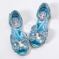thumbnail image 2 of Sandalias de niñas de Disney, nueva moda, zapatos de princesa bailando, zapatos de verano para niños, niñas, elsa, princesa congelada, zapatos de 33-plantilla de 21 cm Gao Jinjia LED, 2 of 2