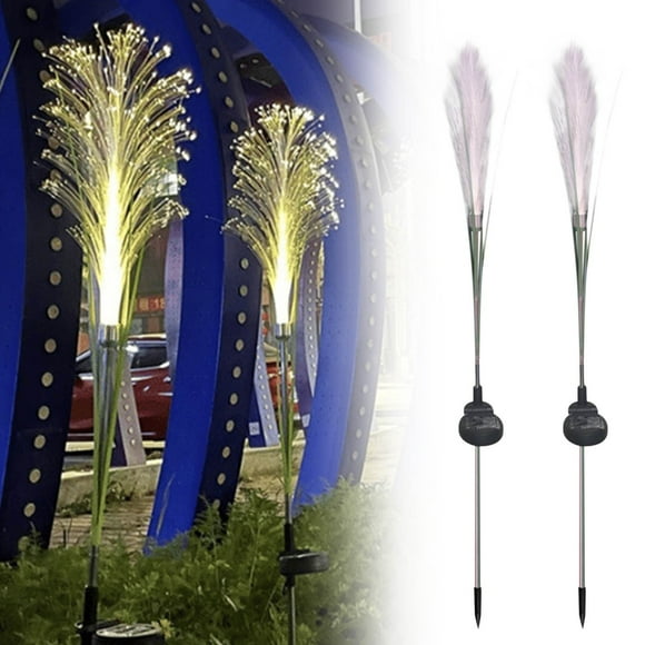 EGNMCR Garden Light Solar Garden Lights-New Upgraded Solar Swaying Light Fiber Light Sway By Wind Solar Outdoor Lights Yard Patio Decoration 2pc Lantern Light