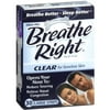 Breathe Right Clear Strips, Large, 30 CT