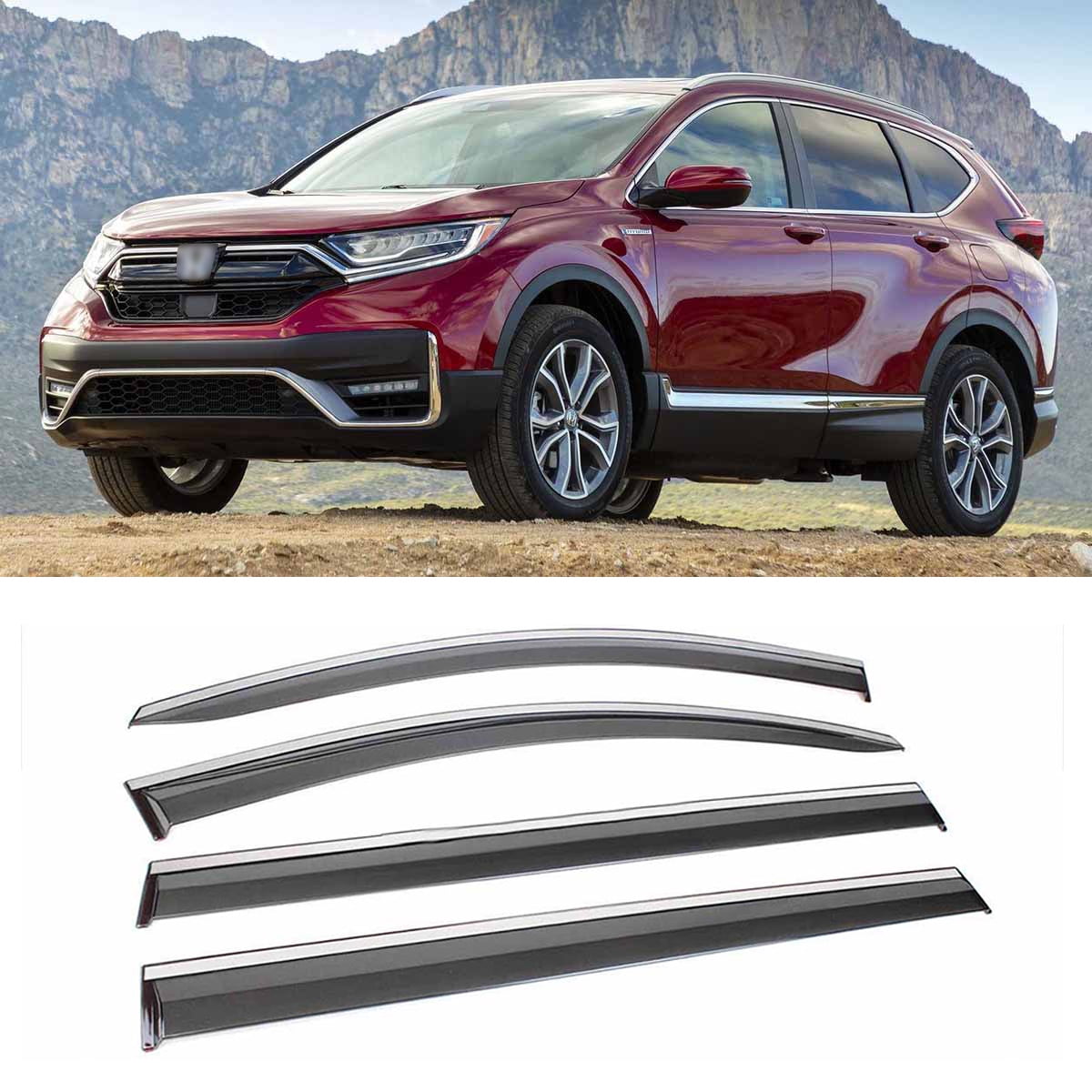 Window Deflector Chrome Fit for 2025 2025 H0nda CRV CRV Window Visors