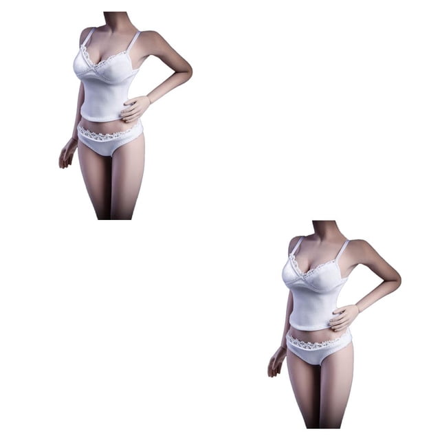 Bewildely 1 Juego de ropa interior de muñeca Sexy creativa hermosa realista escala 1/6 accesorios de muñecas de acción accesorio de adorno Type1 NO1 Bewildely CBP208992
