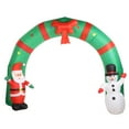 thumbnail image 3 of Christmas Arch, Easy To Store Christmas Inflatable Arch Built In LED Lights Reusable  For Decorations EU Plug 220-240V, 3 of 8
