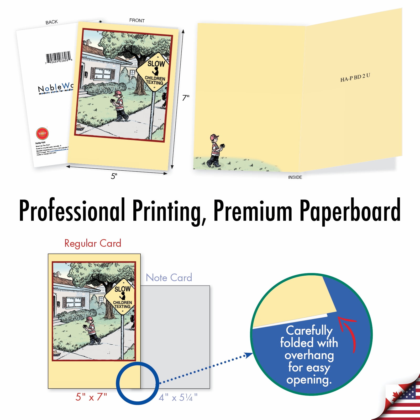 NobleWorks A Bizarro Bash - Pack of 36 Birthday Greeting Cards with Envelopes (4.63 x 6.75 Inch) - AC9376BDG-B1x36