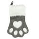 thumbnail image 2 of Calcetines navideños con diseño de pata de perro, decoración para árbol de Navidad, diseño de perro rojo y gris de pelo largo, decoración festiva para el hogar, regalo para amantes de las, 2 of 7