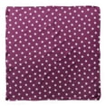 thumbnail image 4 of Bimba Pink Stars Star Printed Pure Silk Scarf Neck Wrap Summer Hair Bandanas For Women 40 x 40 Inches, 4 of 6