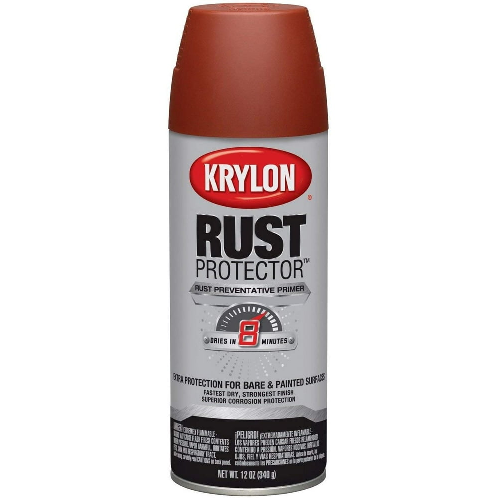 Krylon Rust Preventative Enamel Red Oxide Primer 12oz. Aerosol Can