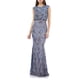 thumbnail image 1 of Vestido de blusa de encaje para mujer JS Collection Azul 4, 1 of 1