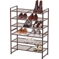 thumbnail image 4 of Simple Houseware 3-Tier Stackable Shelves Storage Utility Rack, Bronze, 4 of 5