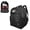 Black, variant on WOLT Bowling Ball Bag 2Ball Bowling Backpack with Protective Foam Padded & Shoe Compartment MintGreen