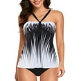 thumbnail image 2 of Edvintorg Women's Swimwear Two Piece Swimsuit Athletic Bathing Suits for Women High Waisted Swimsuits with Bottom, 2 of 7