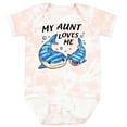 thumbnail image 3 of Inktastic My Aunt Loves Me Whale Shark Boys or Girls Baby Bodysuit, 3 of 5