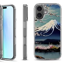 For iPhone 17 Shockproof Protective Phone Case, by OneToughShield - Fuji Blossom