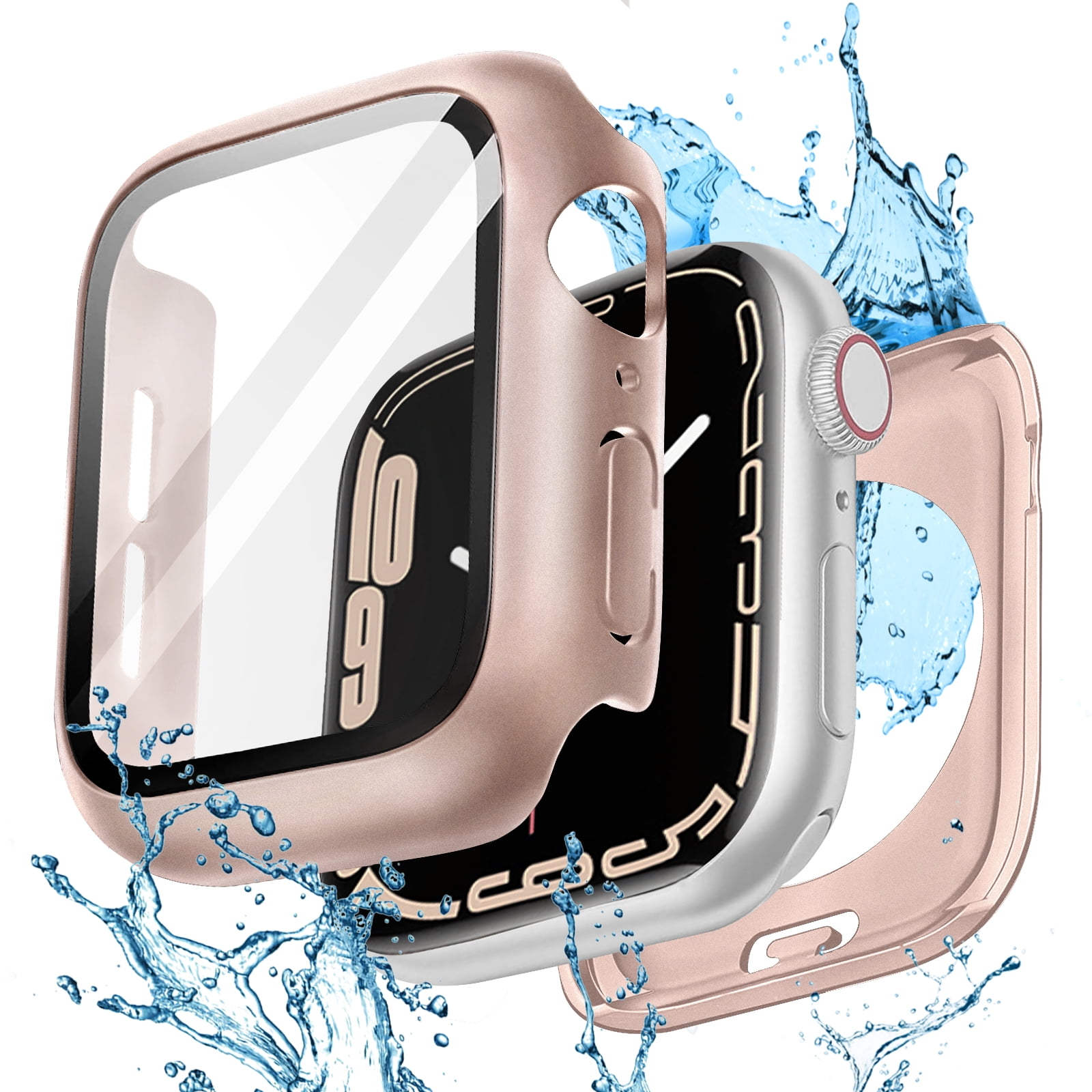 2 In 1 Apple Watch Waterproof Case Compatible For Series 456 40mm Apple Watch Cover With 9475