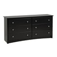 thumbnail image 4 of Prepac Sonoma 6 Drawer Dresser-Color:Maple, 4 of 4