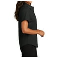 thumbnail image 4 of Yellow Rooster Womens Short Sleeve Easy Care Shirt Black/Light Stone XS, 4 of 7