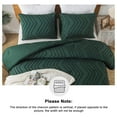 thumbnail image 3 of TiaGOC Comforter King Size Set Dark Emerald Green, 3 Pieces Tufted Vintage Solid Forest Green Bedding Comforter Sets, Fluffy Bed Set (104x90In Comforter & 2 Pillowcases), 3 of 8