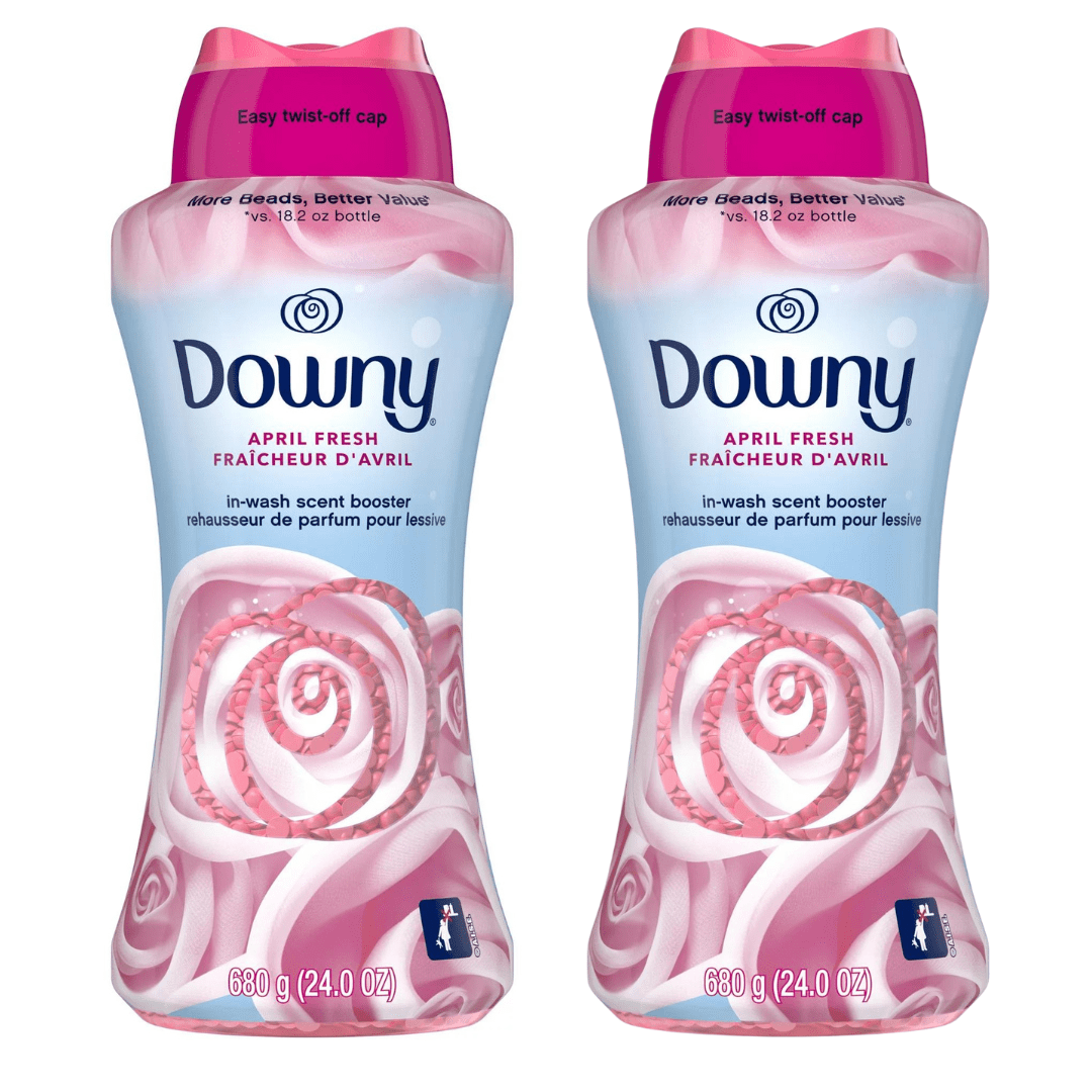Downy In-Wash Laundry Scent Booster Beads, April Fresh Scent, 24 oz (2 Pack)