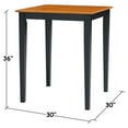 thumbnail image 3 of Solid Wood Top Table, Shaker Legs, 3 of 8