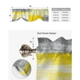 thumbnail image 5 of Abstract Oil Painting Geometric Yellow Window Valance Curtain Kitchen Cafe Short Curtains Living Room Tie-Up Valance Curtain, 5 of 6