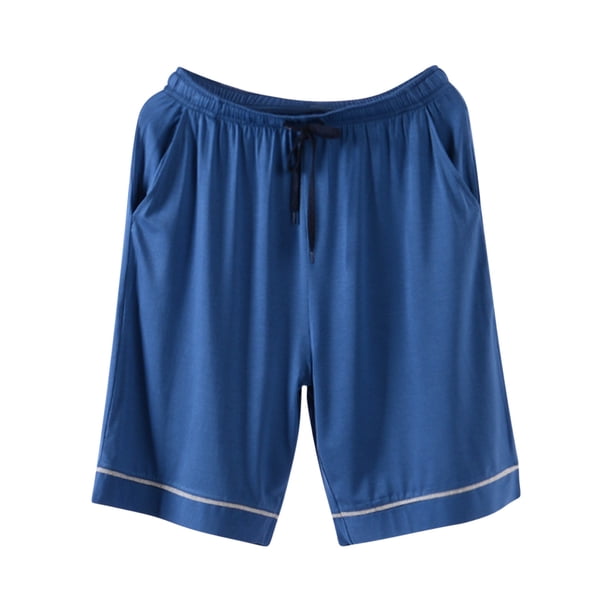 Pijama informal para hombre, pantalones finos y holgados, de color liso, para el hogar