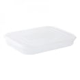thumbnail image 1 of Plastic Bacon Keeper With Lids Airtight  Bacon Deli Thinly Cut Meat Cold Cuts Cheese Saver Food Storage Containers For Refrigera White, 1 of 5