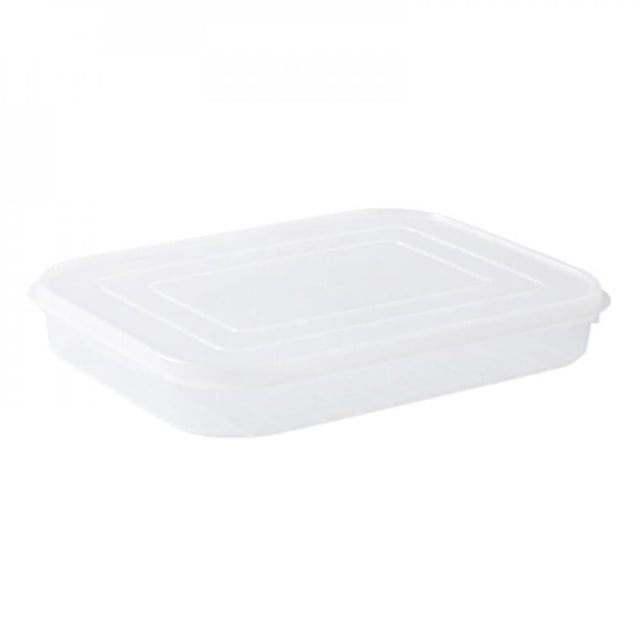 Plastic Bacon Keeper With Lids Airtight Bacon Deli Thinly Cut Meat Cold Cuts Cheese Saver Food Storage Containers For Refrigera White