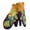 Yellow, variant on Women's Colorful Embroidered Gloves Winter Christmas Mittens Warm Gloves Gloves Mittens Men Winter Warm Gloves Mittens for Women Cold Weather