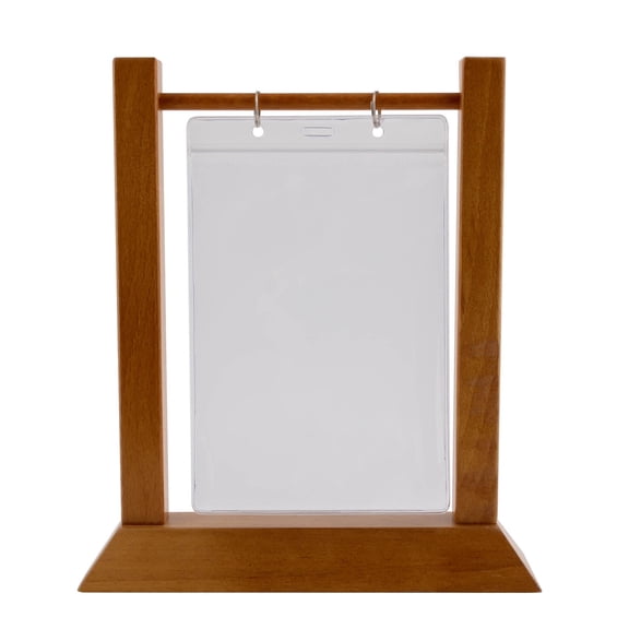 BarConic® Wooden Flip Menu - 4x6 insert