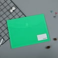 thumbnail image 3 of DJJGXAN 1 Pack Clear Document Folders Plastic Envelopes Poly Envelopes File Envelopes with Label Pocket and Tight Closure for Home Work Office Organization, Letter Size, 6 Colors, 3 of 6