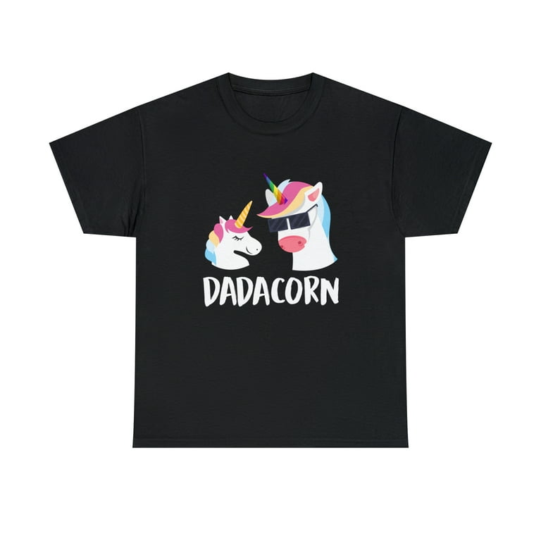Dadacorn Unicorn Dad And Baby Fathers Day T-Shirt Dadacorn Unicorn Dad And Baby Fathers Day T-Shirt
