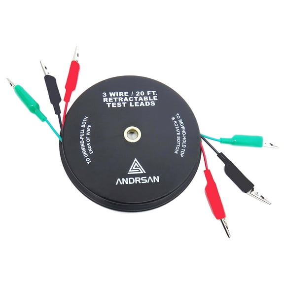 TG Retractable Design Test leads Alligator Clips