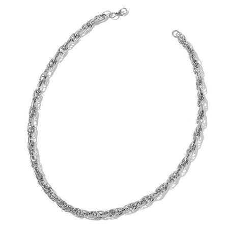 Stainless Steel Link Chain Singapore Necklace for Women Jewelry Gift Size