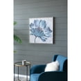 thumbnail image 3 of A&B Home Embellished and Hand-Painted Floral Canvas Wall Art - 30"W x 1.5"L x 30"H - Blue/White/Grey, 3 of 7