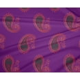 thumbnail image 4 of oneOone Polyester Lycra Fabric Paisley Block Print Fabric By The Yard 56 Inch Wide, 4 of 4