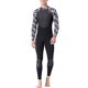 thumbnail image 2 of DivaSail Wetsuits Buceo Traje de buceo Hombre y mujer Súbido de manga larga Pantalones largos Cuerpo completo Traje de baño completo Deportes transpirables Pieles de buceo Hombres Negro / White 【L】 seitruly OD003283-03, 2 of 7