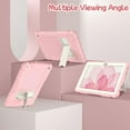 thumbnail image 6 of BMOUO Case for All-New Amazon Fire HD 10 Tablet (13th Generation 10.1", 2023 Release), Layer Duty Shockproof Rugged Case with Kickstand, Pink, 6 of 6