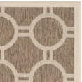 thumbnail image 3 of Safavieh Courtyard 5'3" X 7'7" Power Loomed Rug in Brown and Bone, 3 of 3