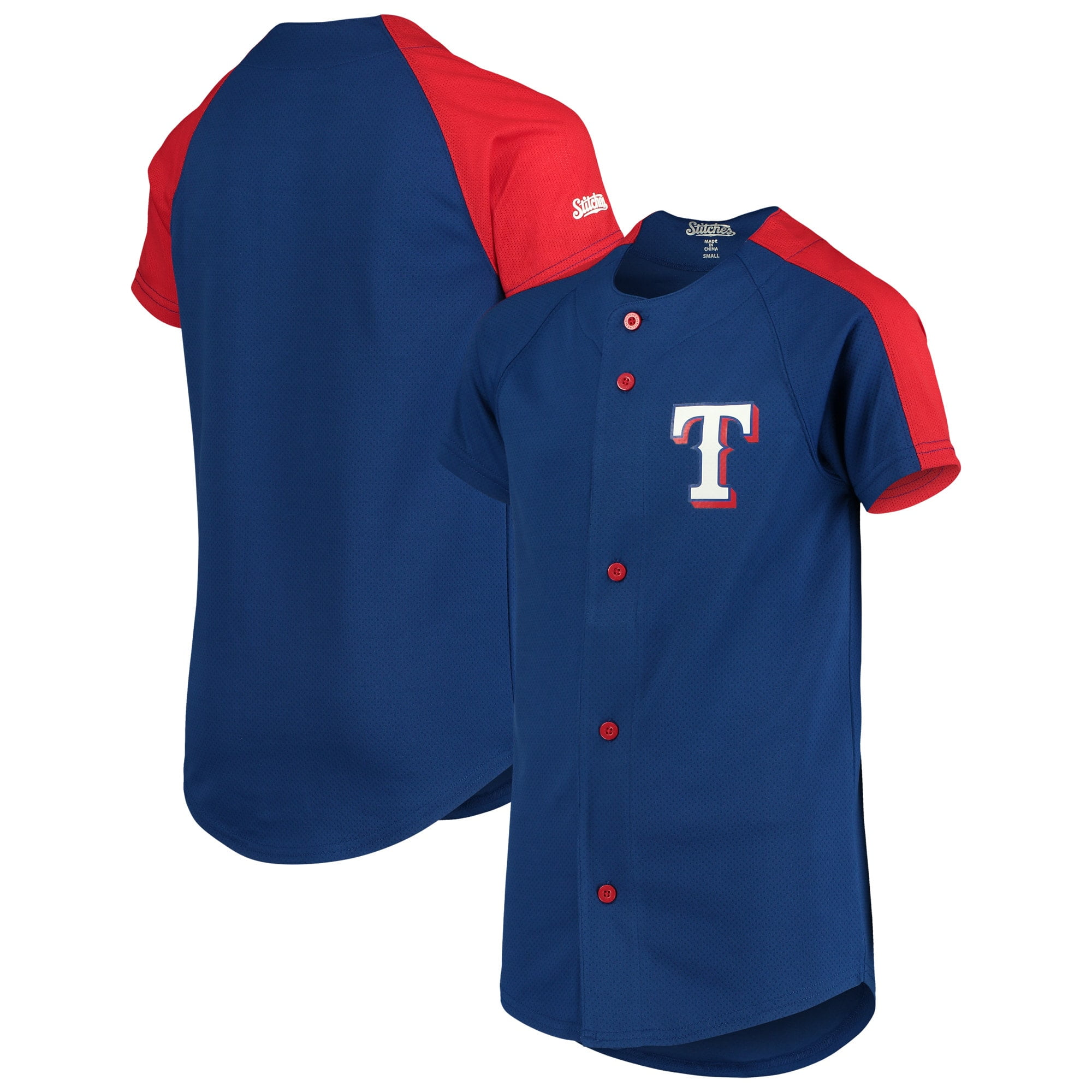 texas rangers button down jersey
