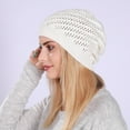 thumbnail image 2 of Womens Winter Warm Knit Beanie Hats Slouchy Skull Cap, 2 of 7